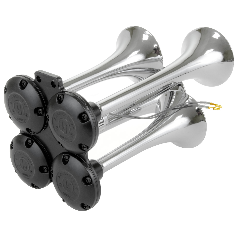 Сигнал Y-401 4-х рожк.24в.хром