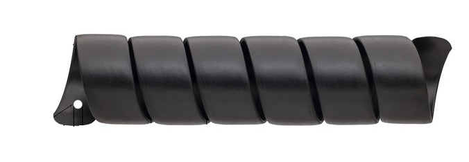 Спираль ПВХ защитная, черная (D20mm, бухта - 20 м)