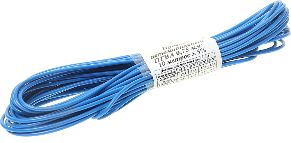 3724801 Автопровод ПГВА-0,75 синий, шт
