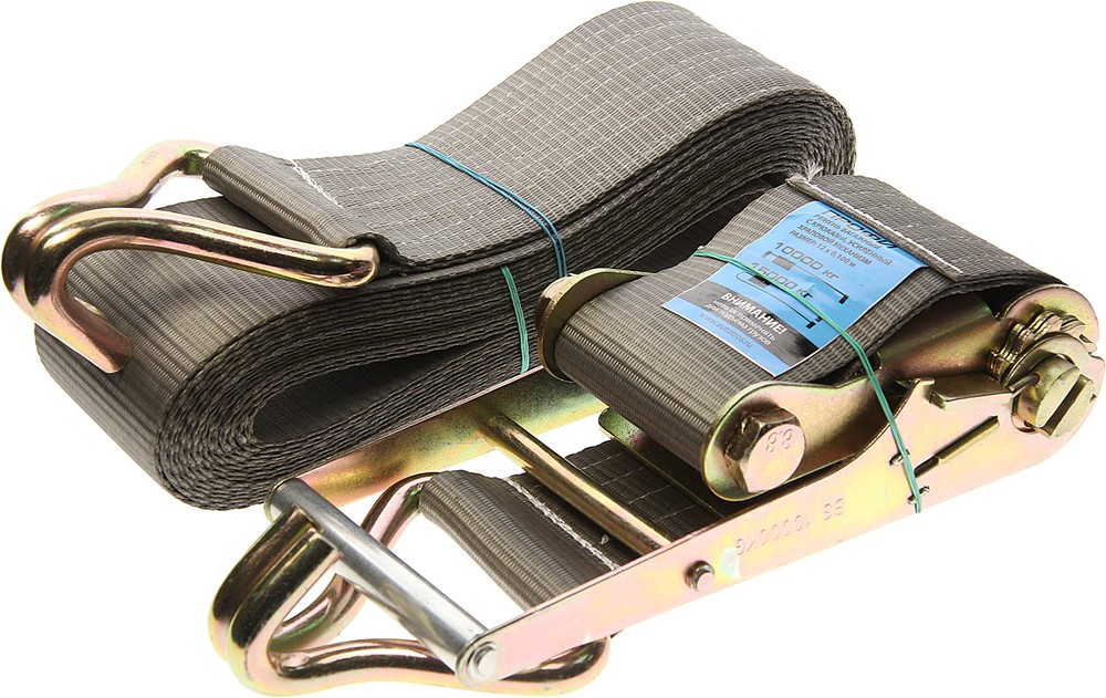 Стяжка крепления груза 10т 12м-100мм с храповиком АВТО-ТРОС