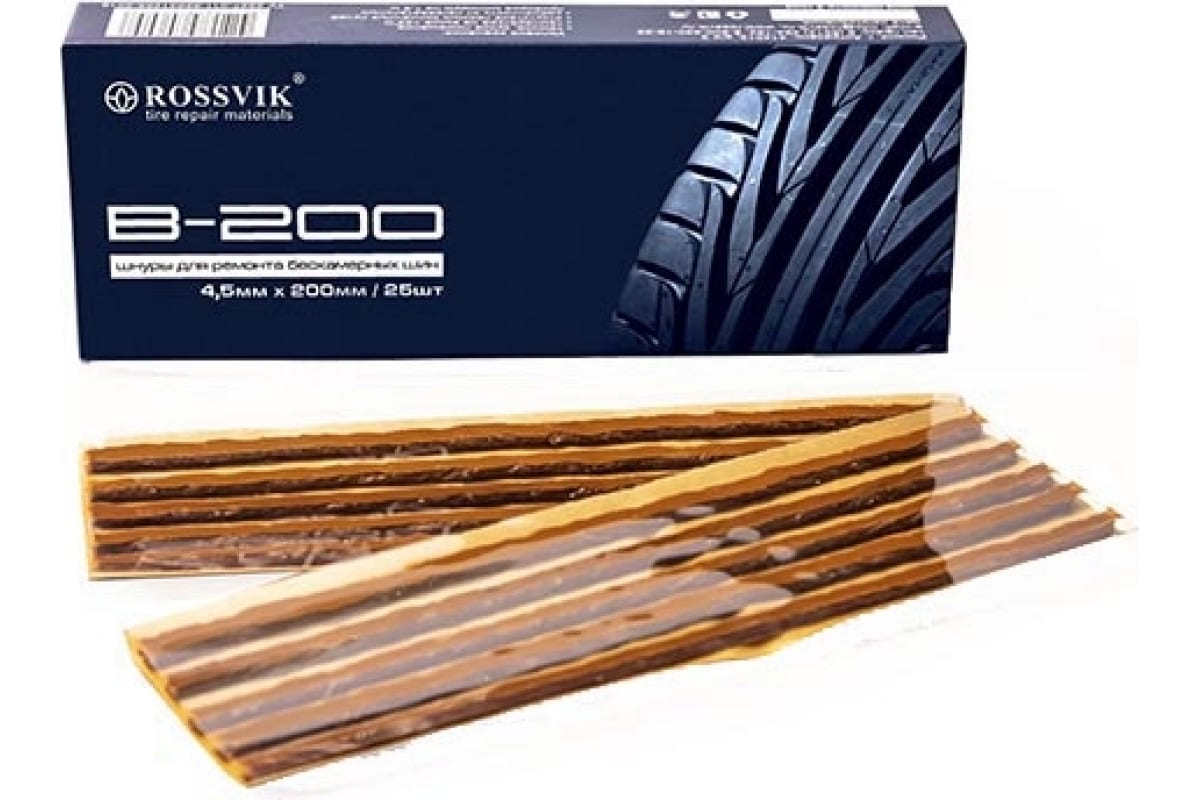 Шнуры B-200 4,5мм Rossvik пачка 25шт