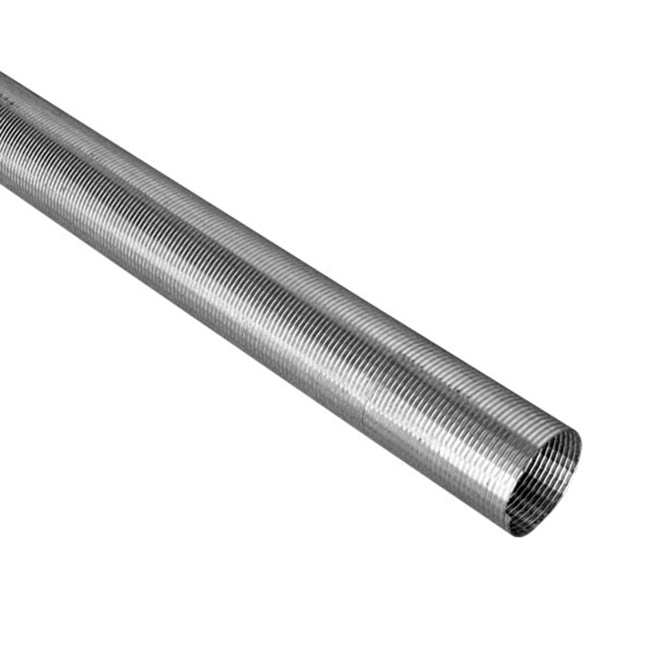 Гофра  D  120 L = 1 метр Оцинкованный