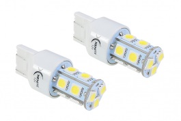 Лампа безцокольная 9 SMD (Кукуруза NEW) Белый 24V комплект 2 шт