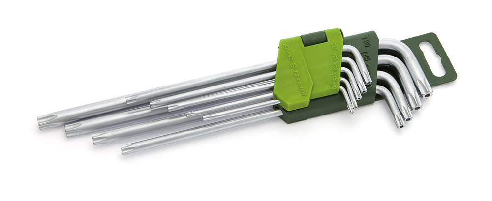 Ключ шестигранный "ЗВЁЗДОЧКА" набор 9 предметов (T10, T15, T20, T25, T27, T30, T40, T45, T50)