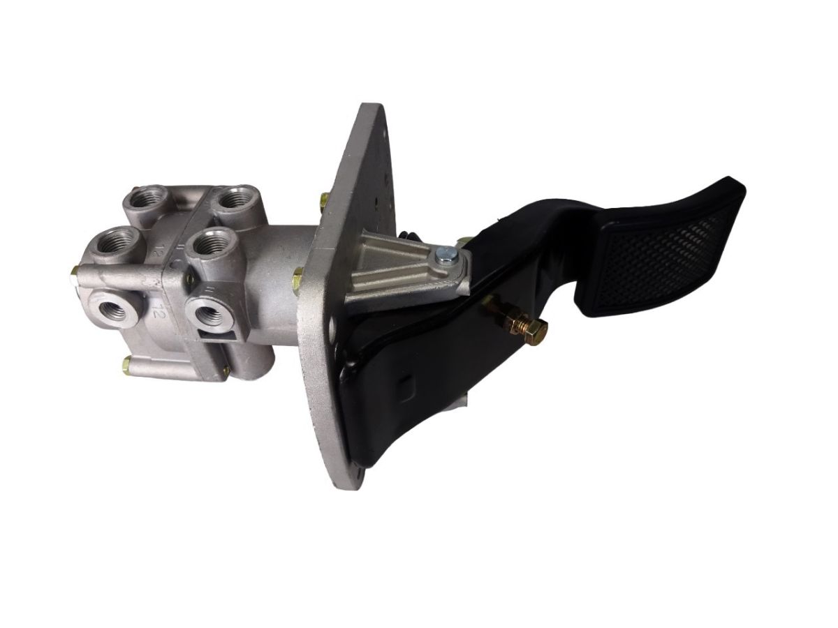 Главный тормозной кран КАМАЗ 6520, 4308, НЕФАЗ, Евро 2, 10 выходов, с педалью МАРК