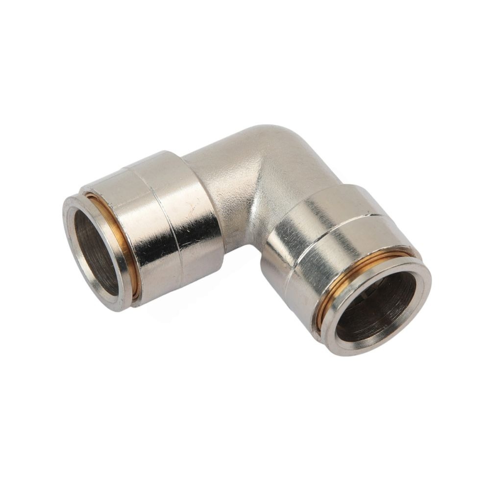 Соединитель для тормозных трубок 16мм. (металл) L-обр