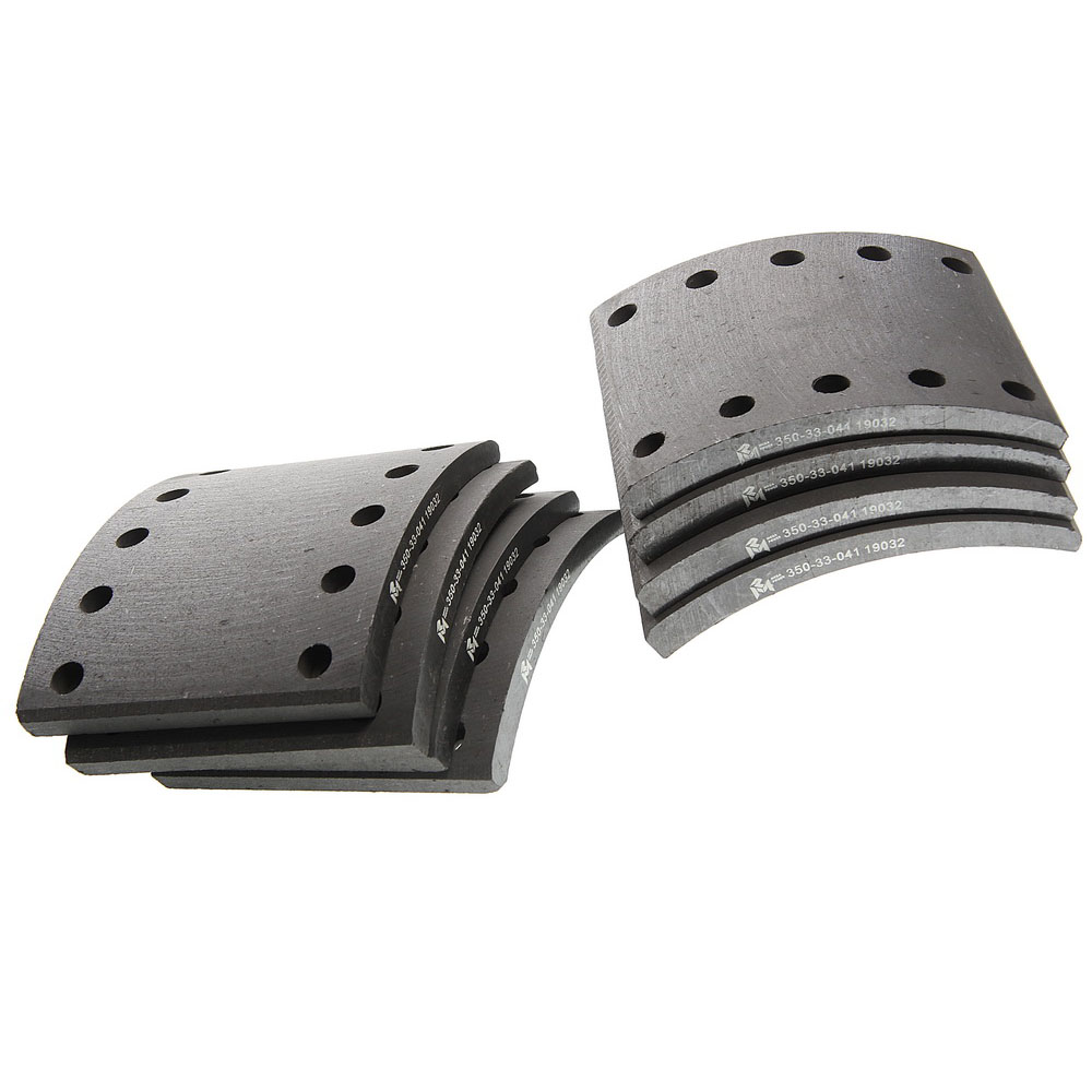 Накладка тормозной колодки BPW SAF 420х180 стандарт(19032)комплект на ось(8шт.)MEGAPOWER(350-33-041)