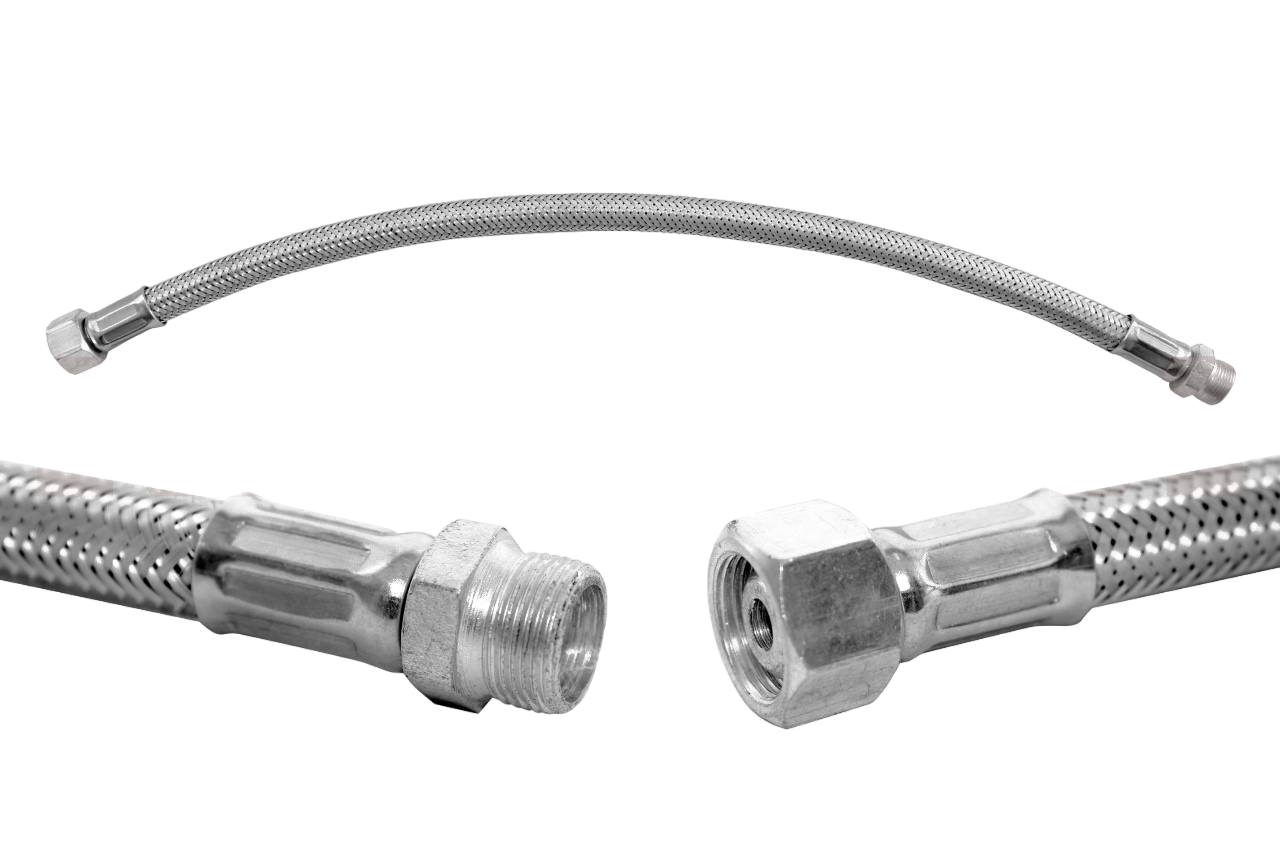 Шланг тормозной задний 4310 (L-800) г+г (мет/опл) ТМК