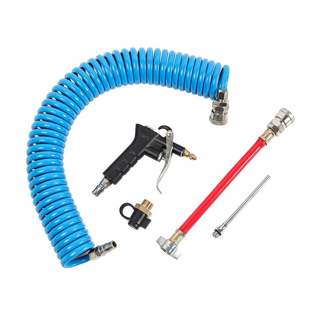 Шланг для продува кабины (набор) 9м 5 предметов (шланг с барашком-быстросъемом+клапан ккв)