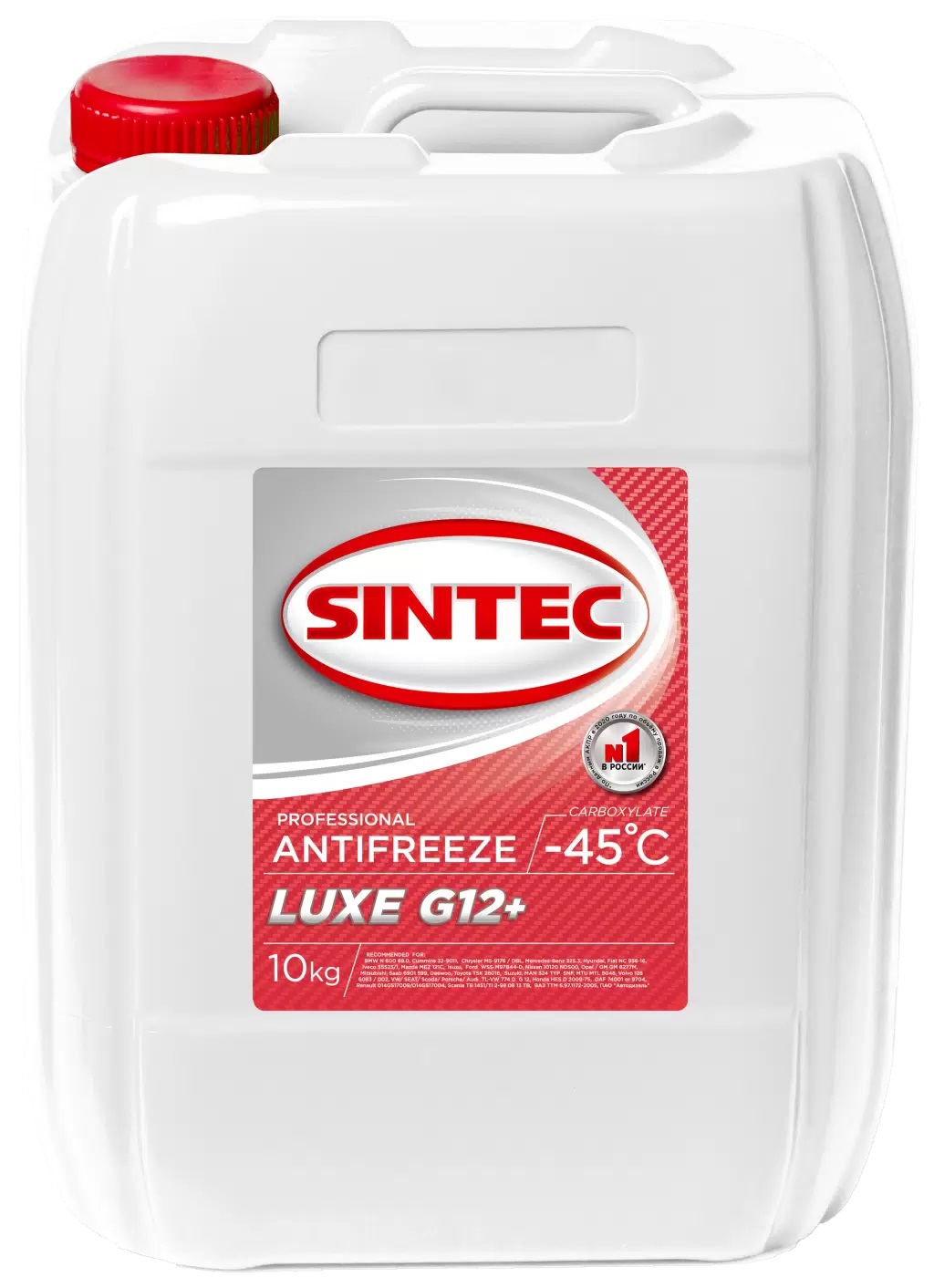 Sintec ANTIFREEZE LUXЕ G12+ (-45) 10кг
