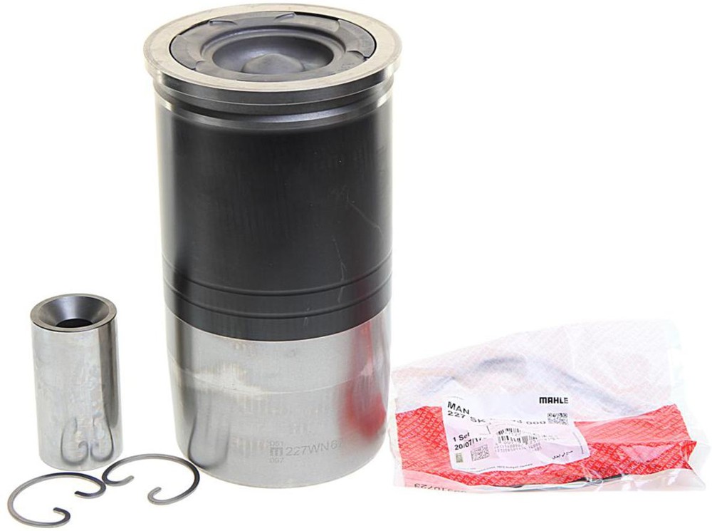 Группа поршневая MAN (D2066) d=120.00 (гильза,кольца,палец,поршень) (на 1 цилиндр) MAHLE
