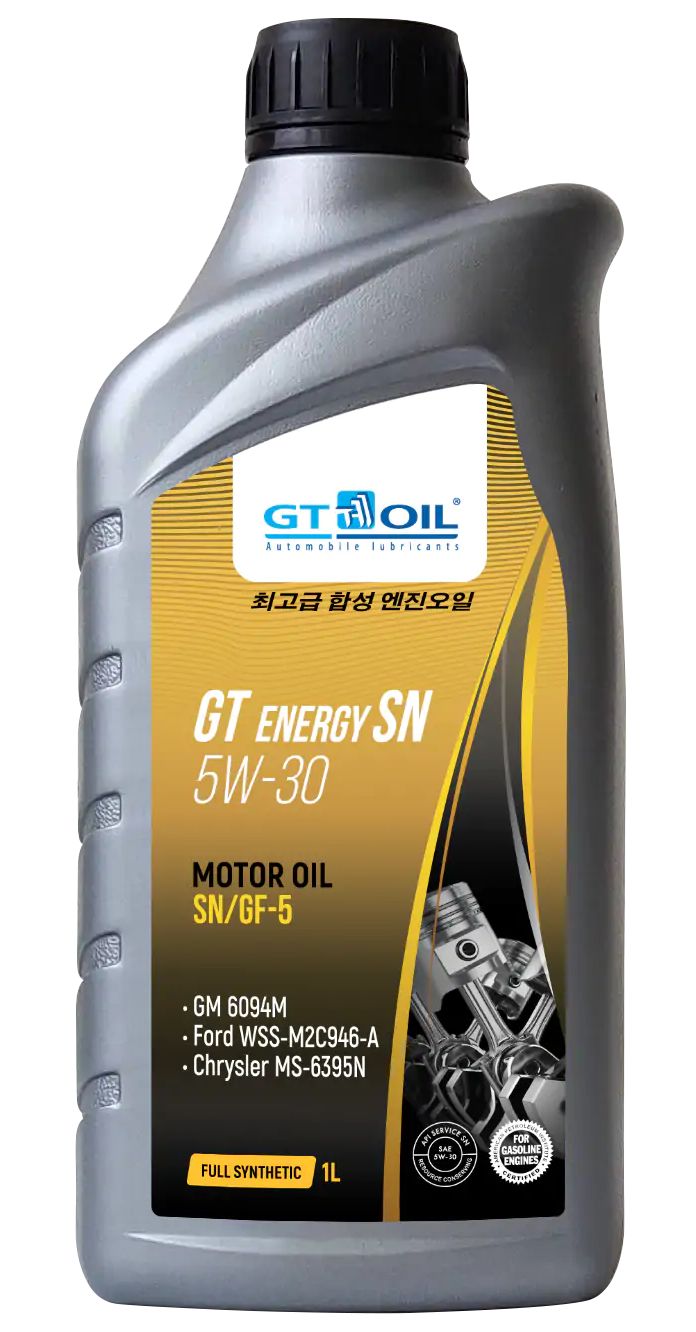 GT OIL синтетическое моторное масло GT Energy SN SAE 5W-30 API SN (канистра 1л)