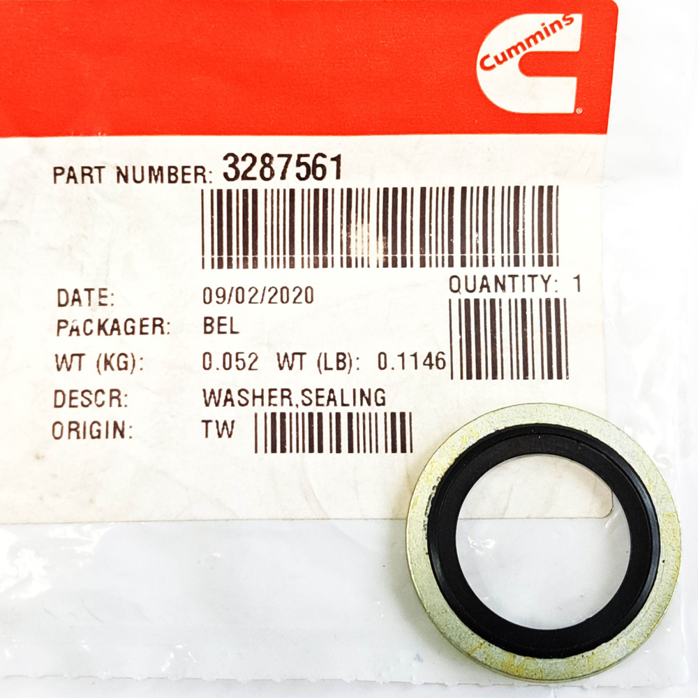 3287561 - шайба уплотнительная, шт