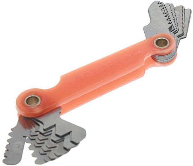  Резьбомер метрический 0.5-7.0мм 20 шаблонов АВТОДЕЛО