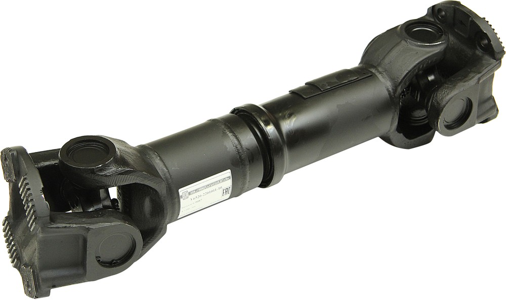 Вал карданный КАМАЗ заднего моста (4 отверстия, торцевые шлицы) L=686мм увеличенный ресурс УКД