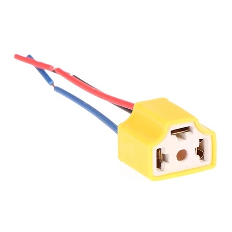 Разъем фары для ламп H4 (керамика)  AUTOLONG