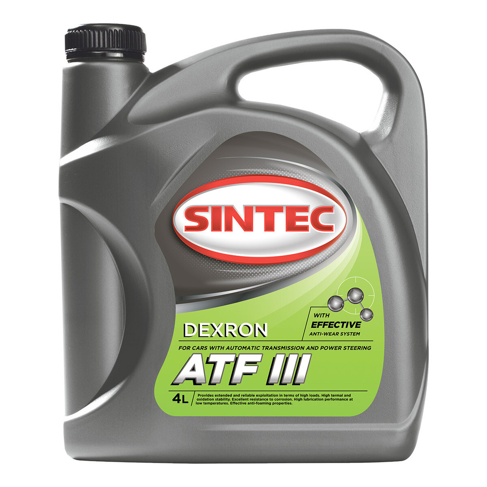 Трансмиссионное масло SINTEC ATF III Dexron 4л