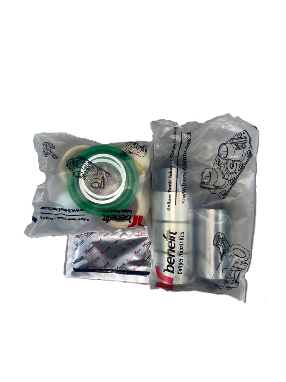 Ремкомплект суппорта  SAF WABCO PAN19 (направляющие,втулки,болты,фиксаторы,уплотнители) BENEFIT