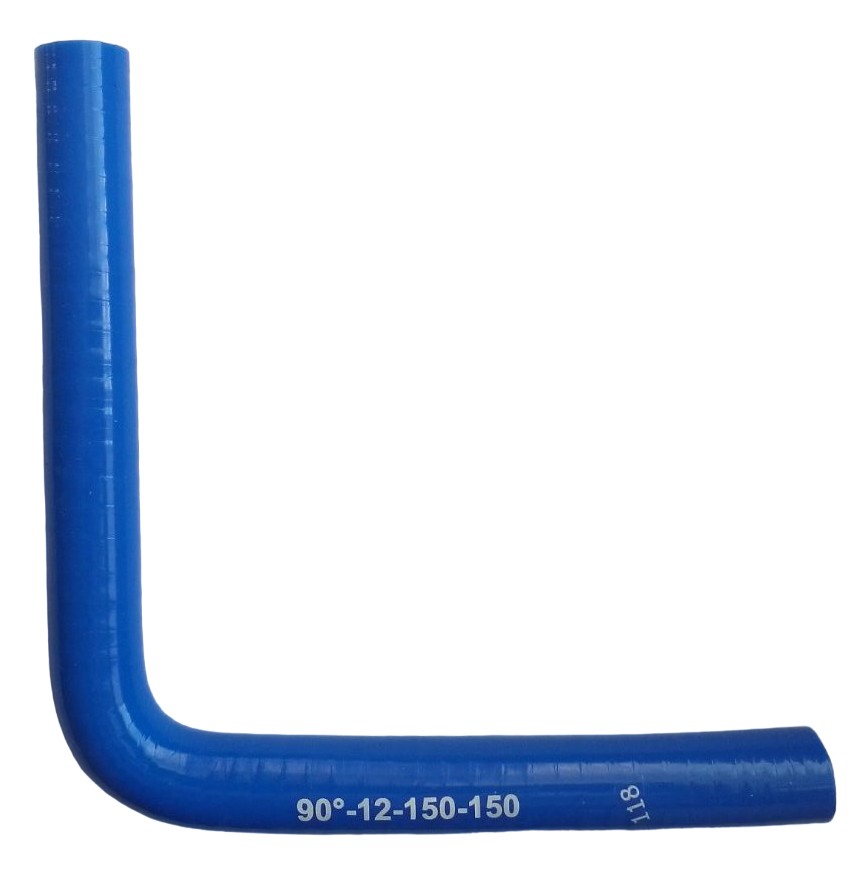 Патрубок силиконовый угловой 90° L150*150 d012