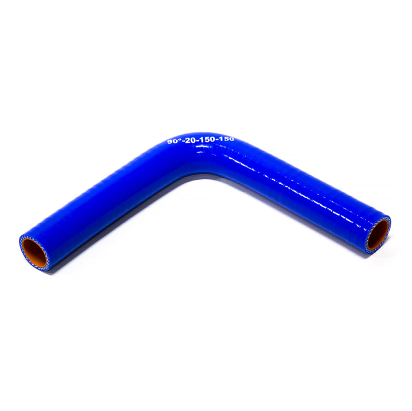 Патрубок силиконовый угловой 90° L150*150 d020