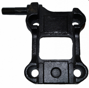 Опорная пластина рессоры правая с креплением под амортизатор 180.22168 (BPW 0503221680)