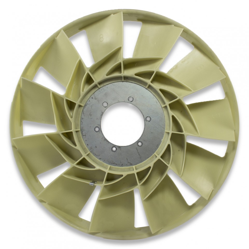 Крыльчатка вентилятора КАМАЗ дв.Cummins ISBe, Евро 4, d=650мм., с ободом, 11 лопастей (под муфту 020