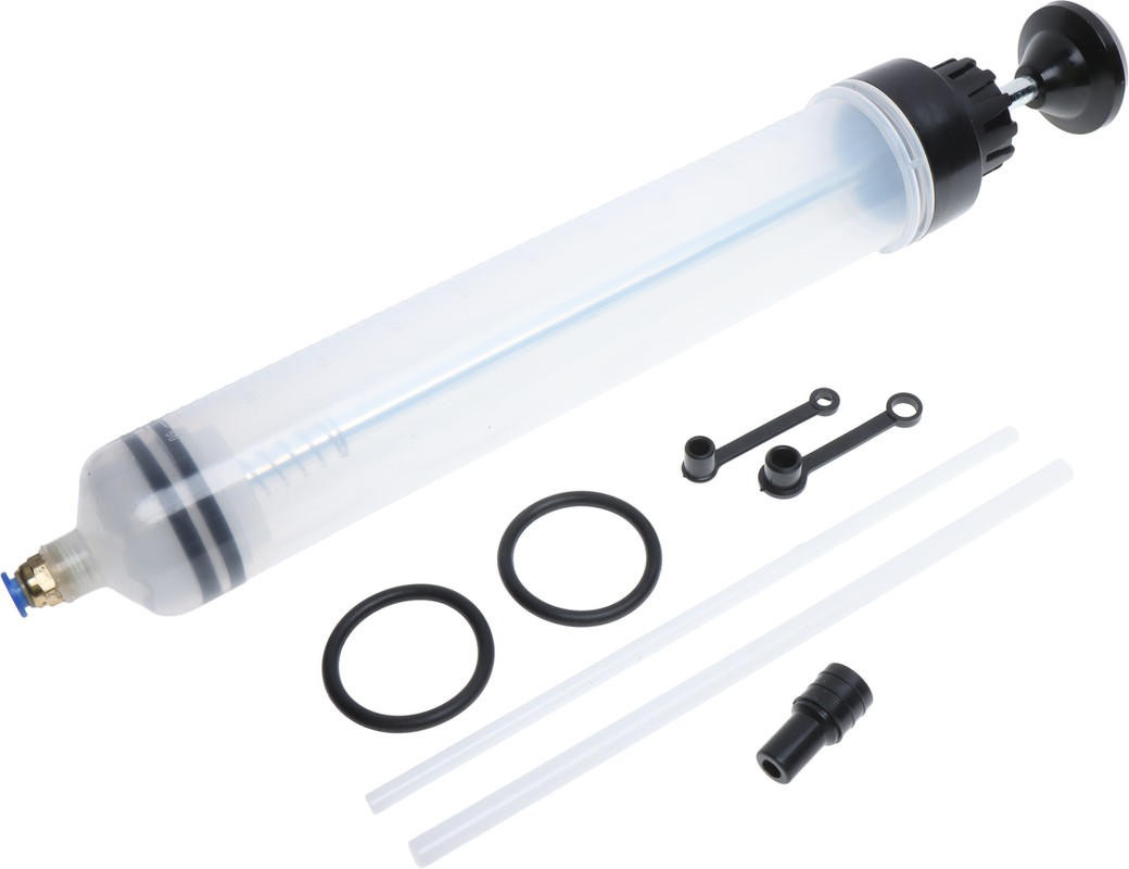  Шприц маслозаливной 500мл (пластик) с трубками ТОП АВТО